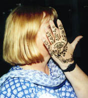Indian henna art